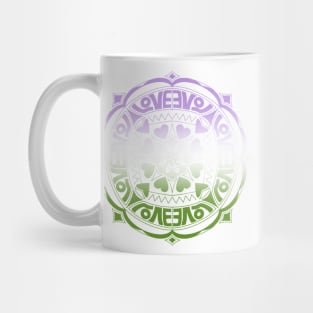 Genderqueer Pride Mandala Mug